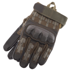 Перчатки тактические с закрытыми пальцами Zelart Military Rangers Heroe 9879 размер M Olive - изображение 3