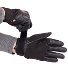 Перчатки тактические с закрытыми пальцами Zelart Heroe 8797 размер XL Black - изображение 5