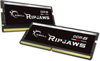 Оперативна пам'ять G.Skill SODIMM DDR5-4800 65536MB PC5-34800 (Kit of 2x32768MB) Ripjaws Black (F5-4800S3838A32GX2-RS) - зображення 3