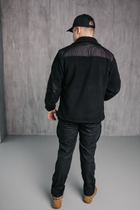 Кофта флісова поліція Чоловіча в кольорі чорний з водовідштовхувальними вставками 54 чорна 00032 - зображення 9