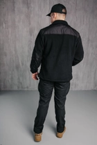 Кофта флісова поліція Чоловіча в кольорі чорний з водовідштовхувальними вставками 50 чорна 00030 - зображення 9