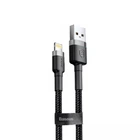 Кабель для зарядки Baseus Cafule Lightning CALKLF-BV1 2.4A 100см gray/black