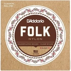 Струни для класичної гітари D'Addario EJ32C FOLK NYLON Ball End Silver Wound / Clear Treble