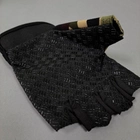 Захисні тактичні військові рукавички без пальців для полювання риболовлі PRO TACTICAL камуфляжні АН8789 розмір L - зображення 4