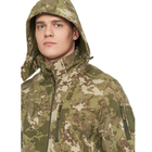 Мужская тактическая курточка с 6 карманами Combat Мультикам Soft Shell Турция Софтшел размер M - изображение 5