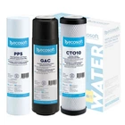 Покращений комплект картриджів Ecosoft 1-2-3 CHV3ECO для фільтрів зворотного осмосу Ecosoft 1-2-3 CHV3ECO