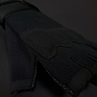 Тактичні рукавички без пальців військові Для риболовлі для полювання TACTICAL Поліестер Чорні (BC-8789) L - зображення 6