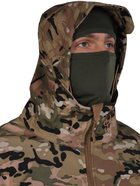 Куртка тактична Флісова SoftShell ClefersTac A33 з капюшоном і з липучками - Multicam Розмір: XL (5002485XL) - зображення 4