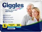 Подгузники для взрослых Giggles Small 50-85 см 30 шт