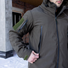 Куртка 2 в 1 с подстебкой (СШ-С22) Soft Shell Grifon олива 50 размер - изображение 14