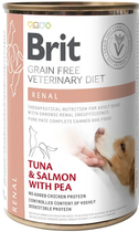 Влажный беззерновой корм для собак Brit Veterinary Diet Renal