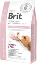 Сухий корм для будь-якого віку Brit VetDiets у разі харчової алергії з лососем, горохом і гречкою