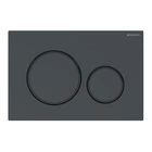 Кнопка слива для инсталляции GEBERIT Sigma20 пластик двойная черная 115.882.DW.1