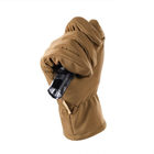 Тактические зимние перчатки M-Tac военные, армейские зимние перчатки зсу койот Сoyote - изображение 5