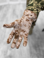 Перчатки тактические зимние Софтшелл водонепроницаемые M,L,XL Пиксель ЗСУ армейские для военных - изображение 3