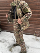 Зимовий костюм тактичний Softshell з мембраною на -20, Мультикам, розмір L, зимовий костюм для військових софтшел - зображення 2