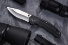 Нож Черный Карманный Складной с Клипсой на Ремень MF48 - изображение 1