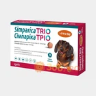 Таблетка Simparica Trio від бліх, кліщів та гельмінтів для собак масою 5-10 кг
