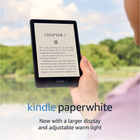 e-czytnik Kindle Paperwhite 5 11. generacji 8GB 2021 Reklamowana czarna (B08KTZ8249) - obraz 3