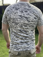 Футболка мужская тактическая армейская с коротким рукавом для ВСУ, Пиксель L - изображение 5