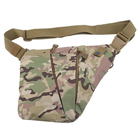 Сумка тактическая через плече WLKR W38-Cross Body мужская, слинг, армейский мини-рюкзак нагрудный Камуфляж - изображение 2