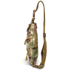 Сумка тактическая через плече WLKR W38-Cross Body мужская, слинг, армейский мини-рюкзак нагрудный Камуфляж - изображение 3