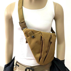 Сумка тактическая через плече WLKR W38-Cross Body мужская, слинг, армейский мини-рюкзак нагрудный Олива - изображение 10