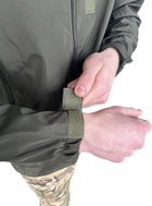 Куртка тактическая олива летняя soft shell, Тактическая водонепроницаемая куртка НГУ 56р. - изображение 4