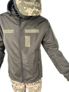 Куртка тактическая олива летняя soft shell, Тактическая водонепроницаемая куртка НГУ 54р. - изображение 5