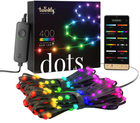 Світлодіодна Smart LED-гірлянда Twinkly Dots 400 RGB 20 m (TWD400STP-BEU) - зображення 1