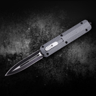 Нож Выкидной Фронтальный со Стеклобоем (Серый) GK76 - изображение 7