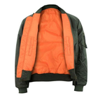 Двусторонняя куртка Mil-Tec олива 10403001 бомбер ma1 размер 2XL - изображение 5