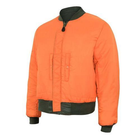Двусторонняя куртка Mil-Tec олива 10403001 бомбер ma1 размер XS - изображение 6