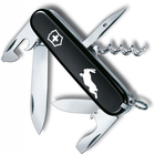 Нож Victorinox Spartan Zodiac Black "Шпаркий Кролик" (1.3603.3_Z2170u)