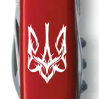 Ніж Victorinox Camper Ukraine Red "Тризуб Готичний білий" (1.3613_T0630u) - зображення 3