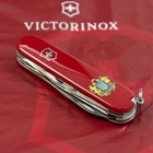 Нож Victorinox Climber Ukraine Red "Великий Герб України" (1.3703_T0400u) - изображение 3