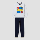 Піжама дитяча (футболка з довгими рукавами + штани) OVS 1628996 104 см Grey Melange (8052147504882) - зображення 1