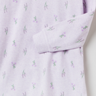 Піжама дитяча (футболка з довгими рукавами + штани) OVS 1630044 128 см Violet Melange (8052147518438) - зображення 2