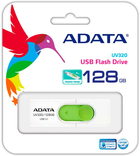 ADATA UV320 128GB USB 3.1 White-Green (AUV320-128G-RWHGN) - зображення 3