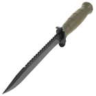 Армейский Военный Нож с Пилой Glock FM81 Олива - изображение 6