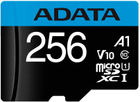 ADATA Premier microSDXC 256 GB UHS-I U1 A1 V10 (AUSDX256GUICL10A1-RA1) - obraz 1