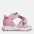 Дитячі шкіряні сандалії для дівчинки Bartek 11540001 19 Світло-рожеві (5903607638049) - зображення 1