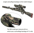 Стрічка камуфляжна / маскувальна стрічка / обмотка для зброї хакі FDN11 - зображення 5