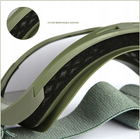 Тактичні окуляри маска зі змінними лінзами балістичні окуляри для військових койот - зображення 6