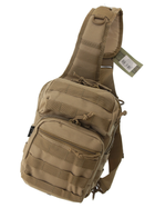 Рюкзак через плечо 8 литров Assault MIL-TEC Coyote 14059105 - изображение 1