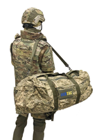 Тактична сумка-рюкзак, баул (Піксель) UKRTAC - зображення 3