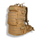 Рюкзак тактический штурмовой (до 45л) текстильный темно-зеленый камуфляж 52*32*22см TB-PACK-2 - изображение 3