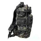 Рюкзак тактический штурмовой (до 45л) текстильный темно-зеленый камуфляж 52*32*22см TB-PACK-2 - изображение 10