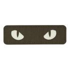 M-Tac нашивка Cat Eyes Laser Cut Ranger Green/GID - изображение 1