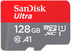 SanDisk Ultra microSDXC 128GB UHS-I + adapter (SDSQUAB-128G-GN6MA) - obraz 1